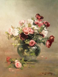 Jarrón con Rosas